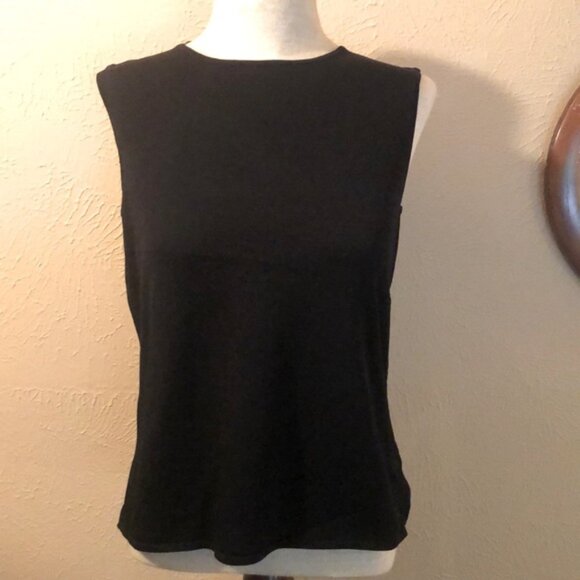 Valeri Black Knit Sleeveless Top - Picture 5 of 12